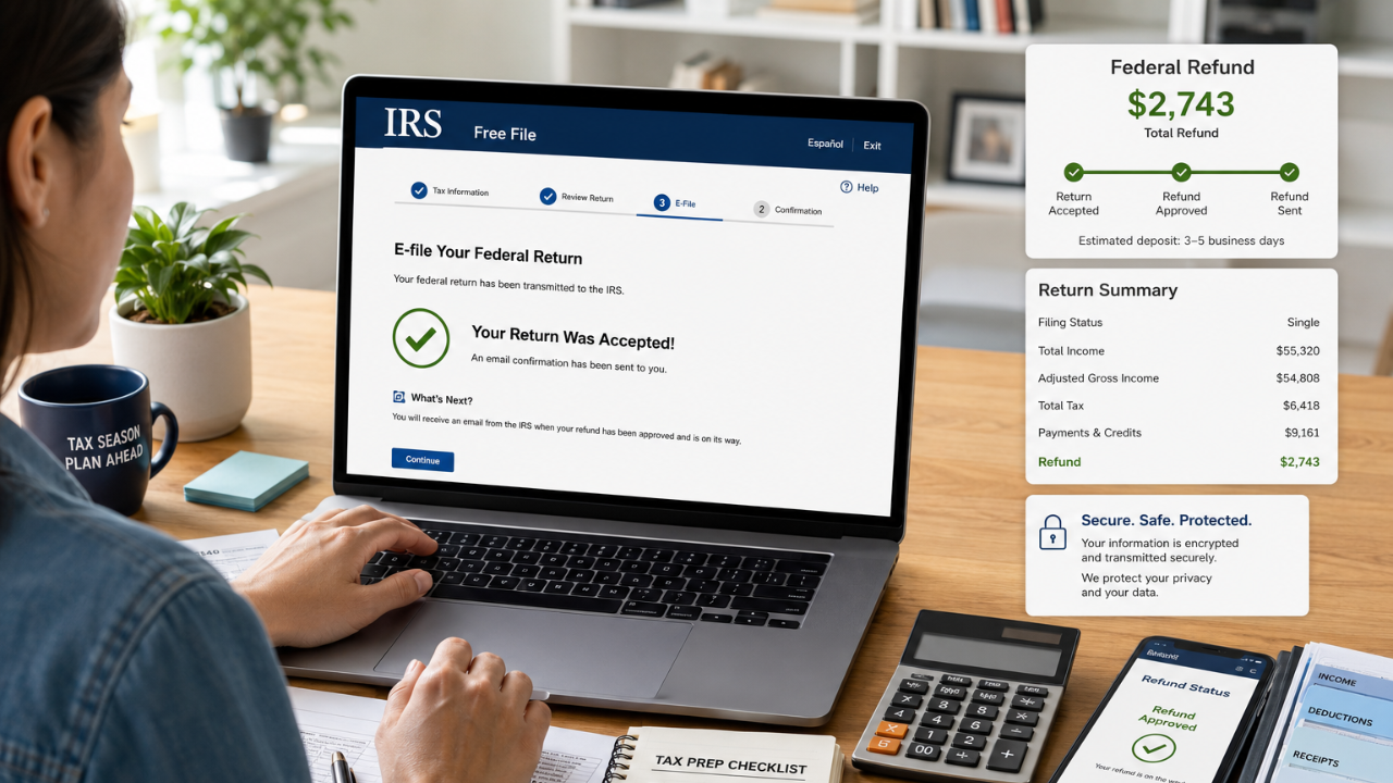 IRS Free File online tax filing system